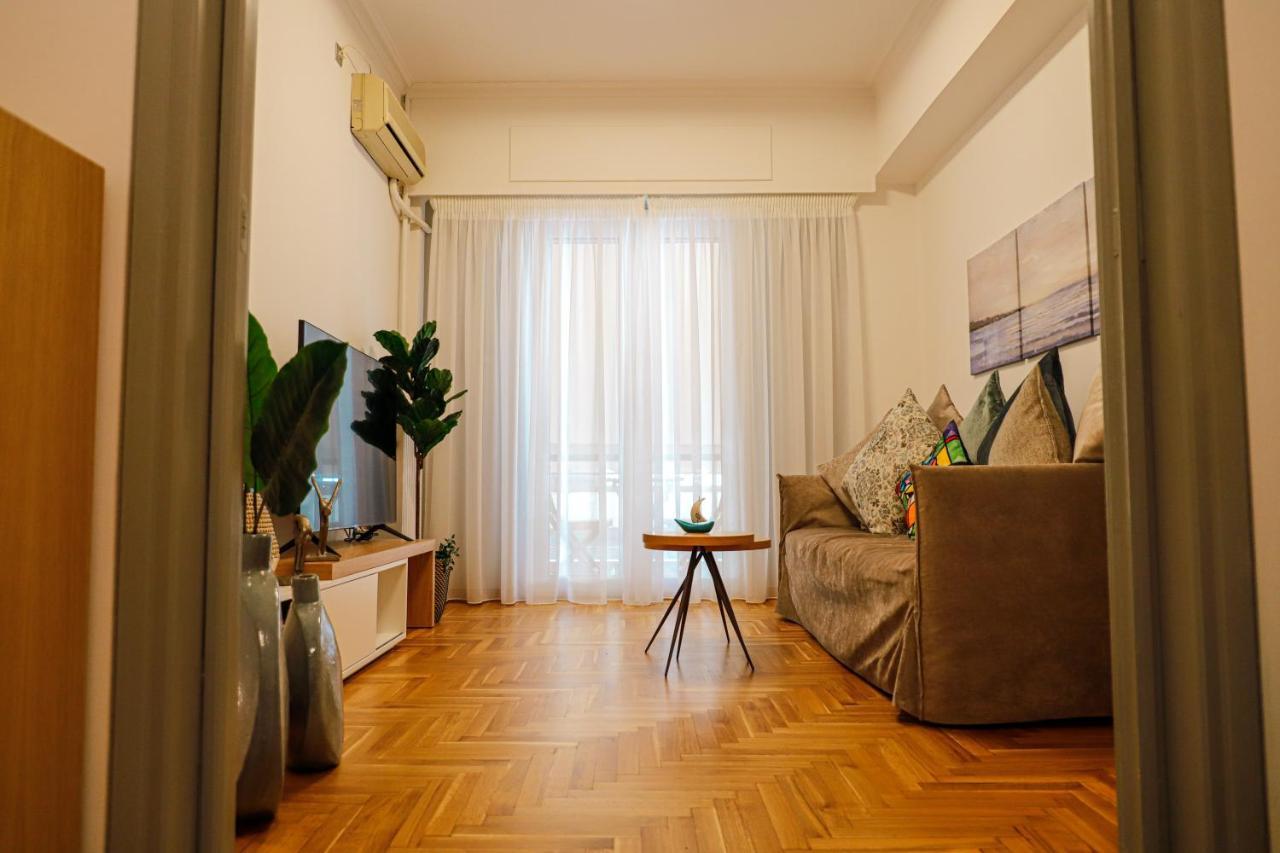 Newly Renovated Apartment 7 Min Walk From Acropolis Athens Luaran gambar